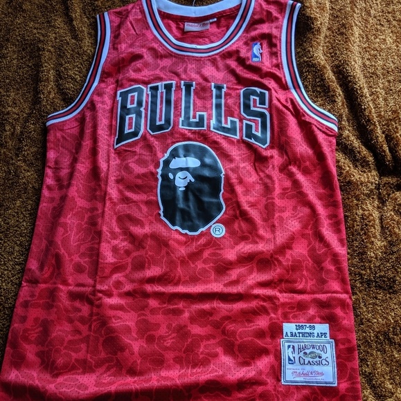 bape x bulls jersey